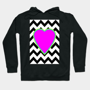 Chevron Heart Hoodie